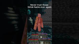 POV You die because of those Tiktoks #minecraft