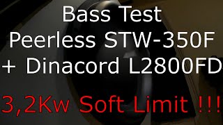 Test STW 350F + Dinacord L2800FD @ 3,2Kw Limit !