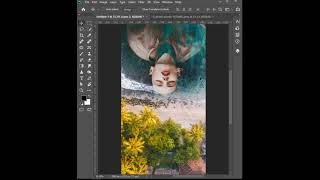 Photo Manipulation Tutorial Girl In The Sea #Photoshop #shorts