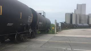 GMD-1U! CN 559 Switching tank cars at Unilever plant on Belfield Rd! On the Highbory Lead! Etobicoke