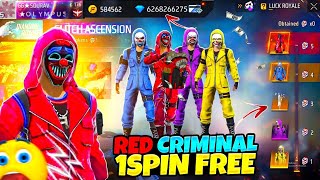 FINALLY I GOT RED CRIMINAL BUNDLE IN MY SEASON 1 ACCOUNT 🤯 FROM NEW GLITCH EVENT GARENA FREE FIRE 💎💎