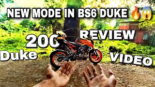 DUKE 200 BS6 FULL REVIEW VIDEO|| NEW MODE IN DUKE🔥🔥#ktm #duke200 #review #r3