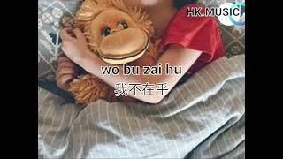 wo bu zai hu 我不在乎 /liryc pinyin/mandarin song karaoke no vocal