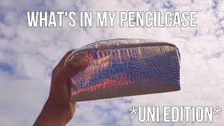 WHAT'S IN MY PENCILCASE? *UNIVERSITY EDITION* QMUL | Elvia Kiara