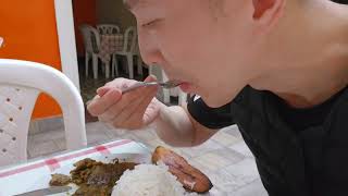 콜롬비아 팔리마 길거리와 식당.Calles y restaurantes en Palima, Colombia