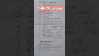 A Mini Study Vlog ||Study with me 👑📚🌸#shorts #ytshorts