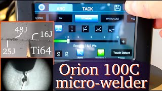 Orion 100C Micro-Arc/Tack Welder, unboxing, set-up, testing