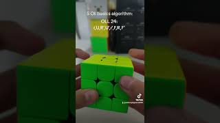 OLL basics Algorithm #cubodirubik #rubikscube #cuboderubik #shorts