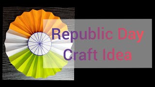 Republic day craft Idea Flag Badge using colour paper 🧡🤍💚#republicday #indianrepublicday #indianflag