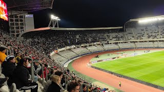 U CLUJ - FC Hermannstadt 🇷🇴 Cluj Arena Cupa României Șepcile Roșii Universitatea Cluj Fans Romania