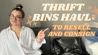 THRIFT OUTLET HAUL | bins haul to resell and consign