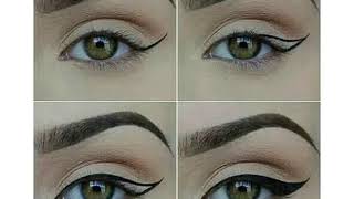 easy eyeliner tutorial == Sekhiye Eyeliner Lgany ka asan triqa