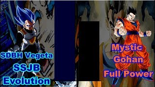 Dragon Ball Heroes Vegeta VS Gohan Power Levels