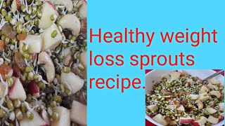 How to make healthy sprouts || Weight Loss recipe || Healthy Food