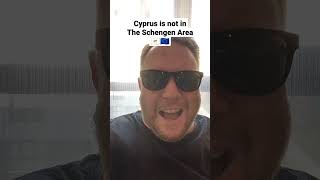 Cyprus is not in The Schengen Area🇨🇾🇪🇺 #askmeanything #lawyer #nomoreties #buildinginpublic