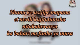 ZUCHU FT KHADIJA KOPA ~ MAUZAUZA LYRICS