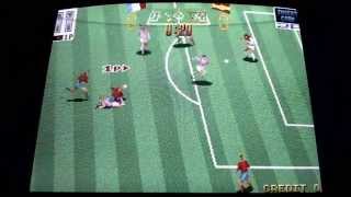 Arcade Classics on CRT tv (mame emulation) : Football Champ