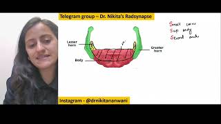 Hyoid development |Mnemonic of the day |Pharyngeal arch derivatives |Dr. Nikita Nanwani #nikmonics