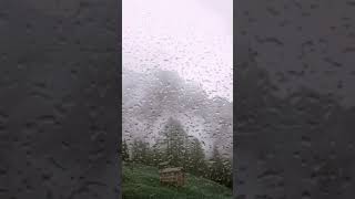 Rain outside the window. ASMR #SHORTS