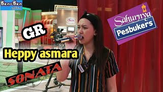 Suasana di studio ANTV acara Pesbukers//Heppy asmara & Sonata.