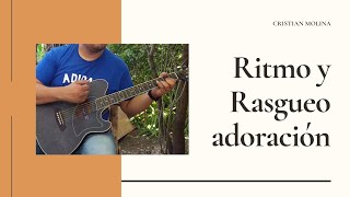 Ritmo Adoracion guitarra - Tutorial