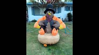 My turkey became a Macys thanksgiving parade balloon! #shorts #ai