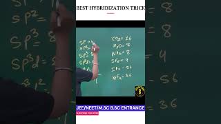 Best hybridization trick for neet jee and competition exams by vaishali ma'am