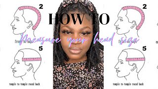 Head measurements / how to measure your head size