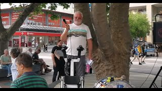 Uwe Greiffenberger auf der Demo in Pforzheim 20.06.2022