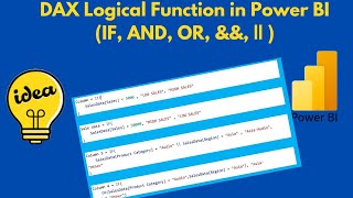 Logic Function in Power BI | IF-AND-OR | Nested IF | DAX Function in Power BI