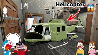 Granny v1.8 New Update Helicopter Escape in Granny Resurgence With Shinchan and Nobita