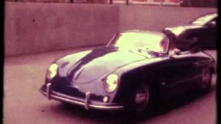 Mark taking his 356 Porsche for a spin 1950ies style