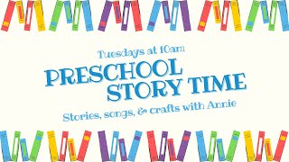 Preschool Story Time 12/22/20