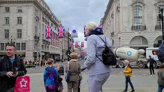 Piccadilly Circus, London,UK Time Lapse 2022