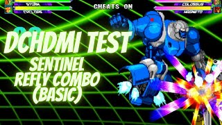 MvC2 - DCHDMI Capture Test - Sentinel Standard Refly Combos