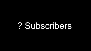 That's alotta subscribers!