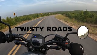 I took HONDA REBEL 300 down my first twisty road  (MOTO VLOG)