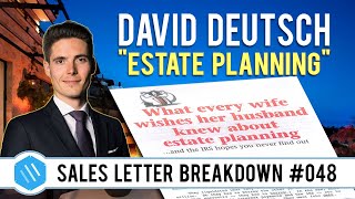 David Deutsch | "Encyclopedia of Estate Planning" Sales Letter Breakdown (Proven Ads 48/100)