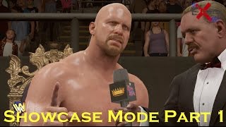 WWE 2K16 Stone Cold Steve Austin Showcase Mode FIRST LOOK (1080p 60fps)