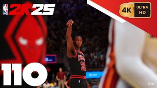 NBA 2K25 =My Career= [PC] (4K) EP110 {2nd Year} {Key Game} {Bulls @ Heat}