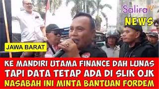 Pelunasan Sudah, Tapi Data Tetap Ada di Slik OJK, Nasabah MUF ini Minta Bantuan FORDEM