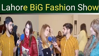 Lahore Big Fashion Show Meshaz Cosmetics[Exclusive interview]