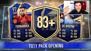 83+ TOTY MIDFIELDER UPGRADE PACKS! LETS GO!  FIFA 21 Ultimate Team