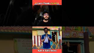 @CarryMinati Thanks🙏 To Family || #shortvideo #shorts