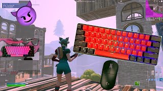 Kraken Pro 60% Mechanical Keyboard 😴 Fortnite Keyboard & Mouse Sounds ASMR Gameplay 😍 360 FPS 4K🏆