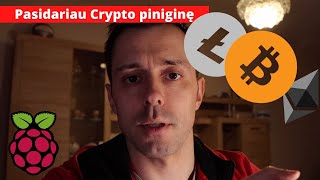 Pasidariau Trezor Crypto valiutų piniginę