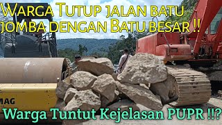 Kesabaran warga habis ‼️ Jalan ditutup untuk semua kendaraan