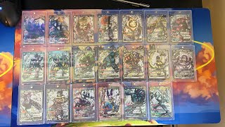 Complete foiled villainous threat from fighters ambitions set 19 dragonball super card game