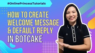 Botcake Welcome Message & Default Reply | Tagalog