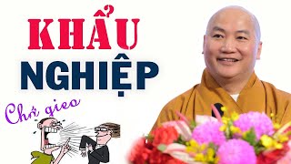 KHẨU NGHIỆP - Nhân Quả Của Lời Nói Đừng Xem Thường (XEM ĐỂ TRÁNH) - Đại Đức Thích Phước Tiến